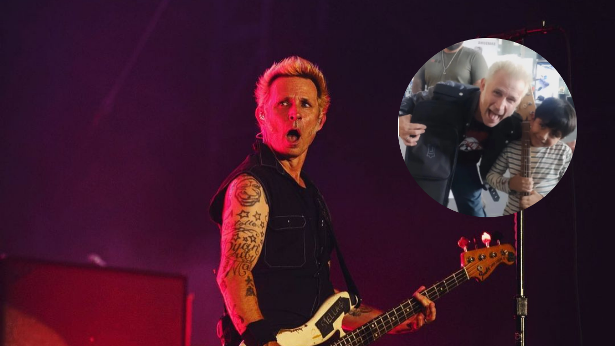 Kevin Dirnt regala un instrumento a joven fan