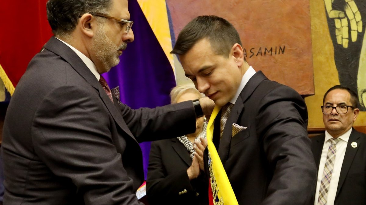 El objetivo de la reelección ha marcado la gestión de Daniel Noboa en su primer año.