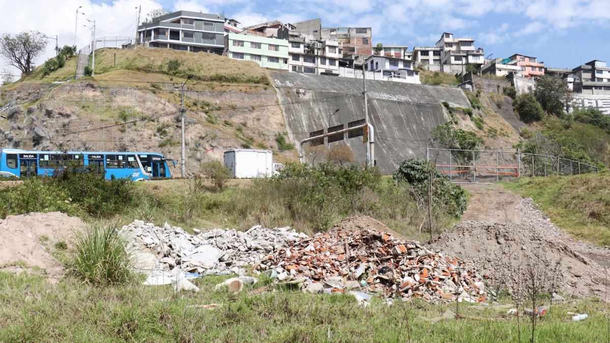 En El Trébol, donde se sembró el bosque de arupos, personas inescrupulosas han arrojado escombros y desperdicios.