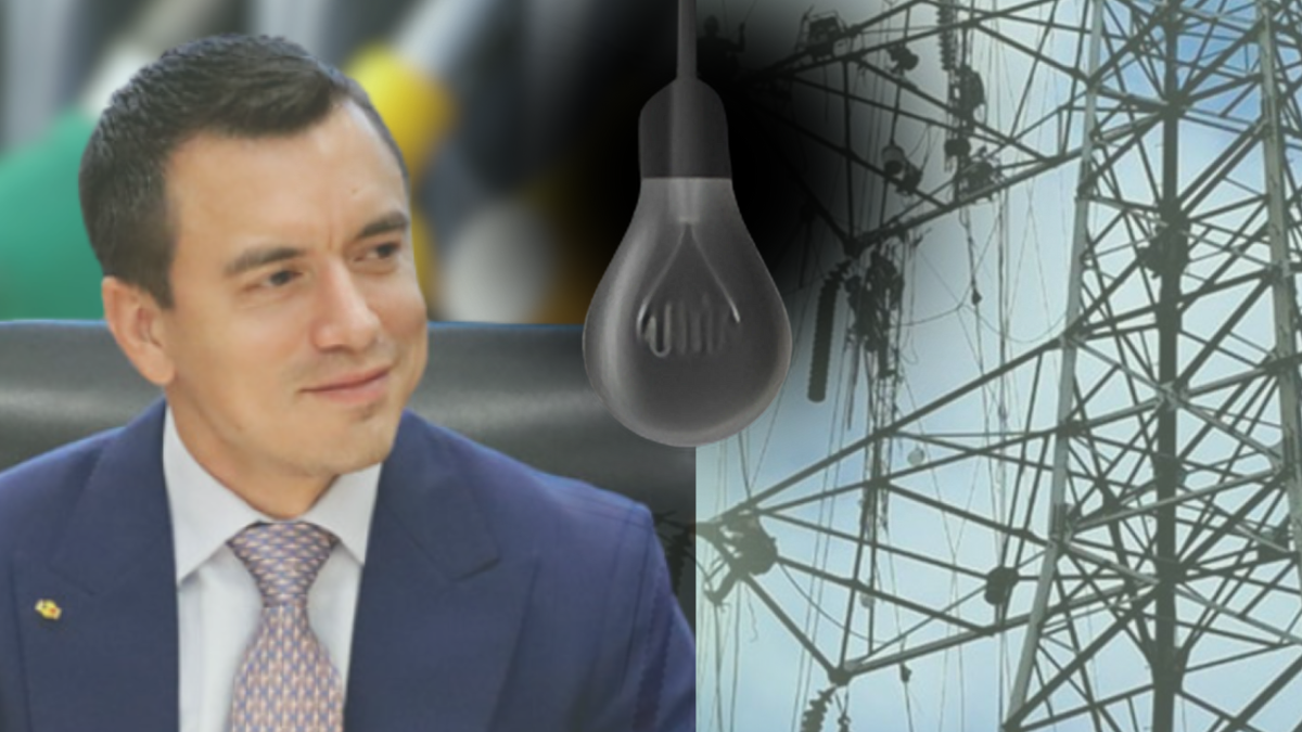 El presidente Daniel Noboa llegó a la Presidencia cuando el país ya experimentaba apagones.