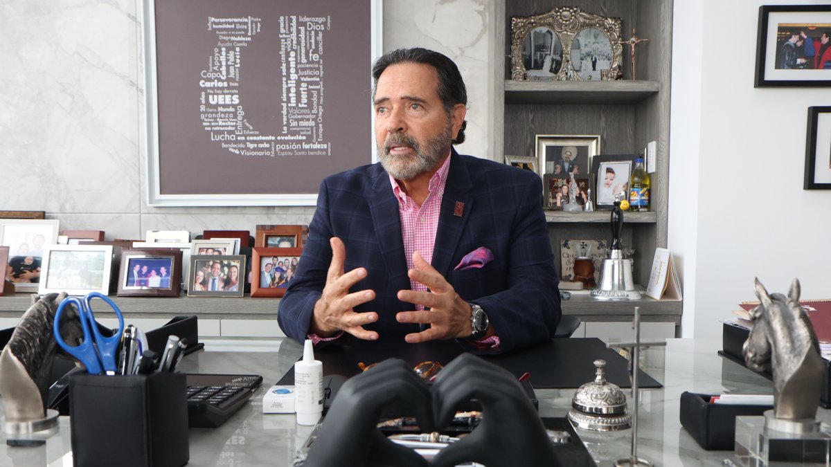 Carlos Ortega, canciller de la Universidad de Especialidades Espíritu Santo (UEES)