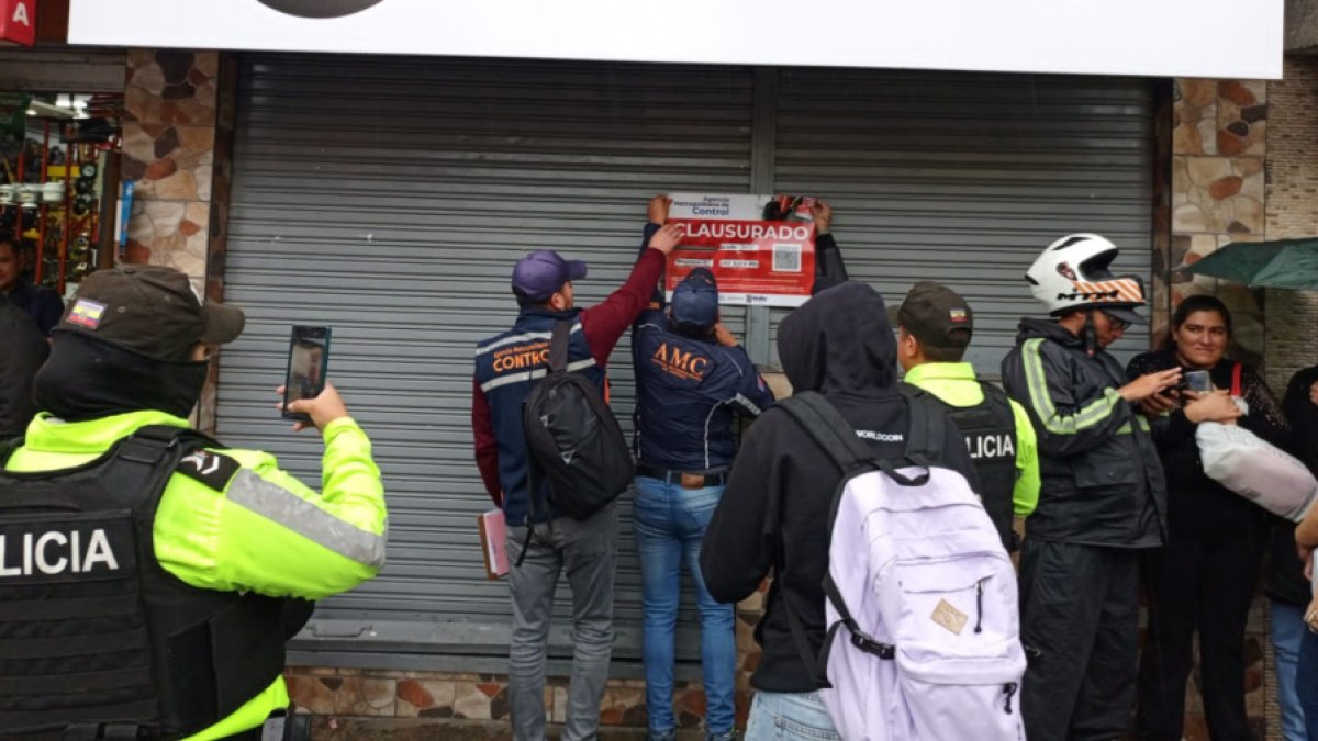 Una de los establecimientos estaba ubicado en La Mariscal.