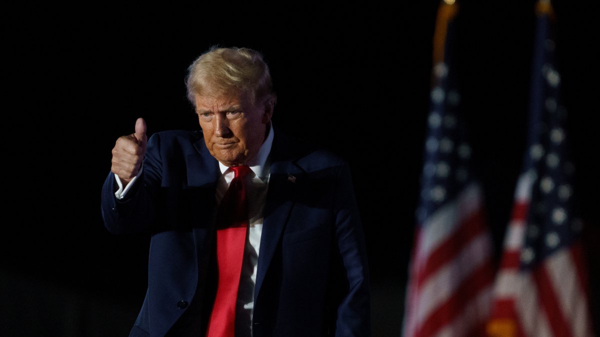 Fotografía del 5 de octubre del presidente electo Donal Trump durante un evento de campaña en Butler, Pensilvania (Estados Unidos).
