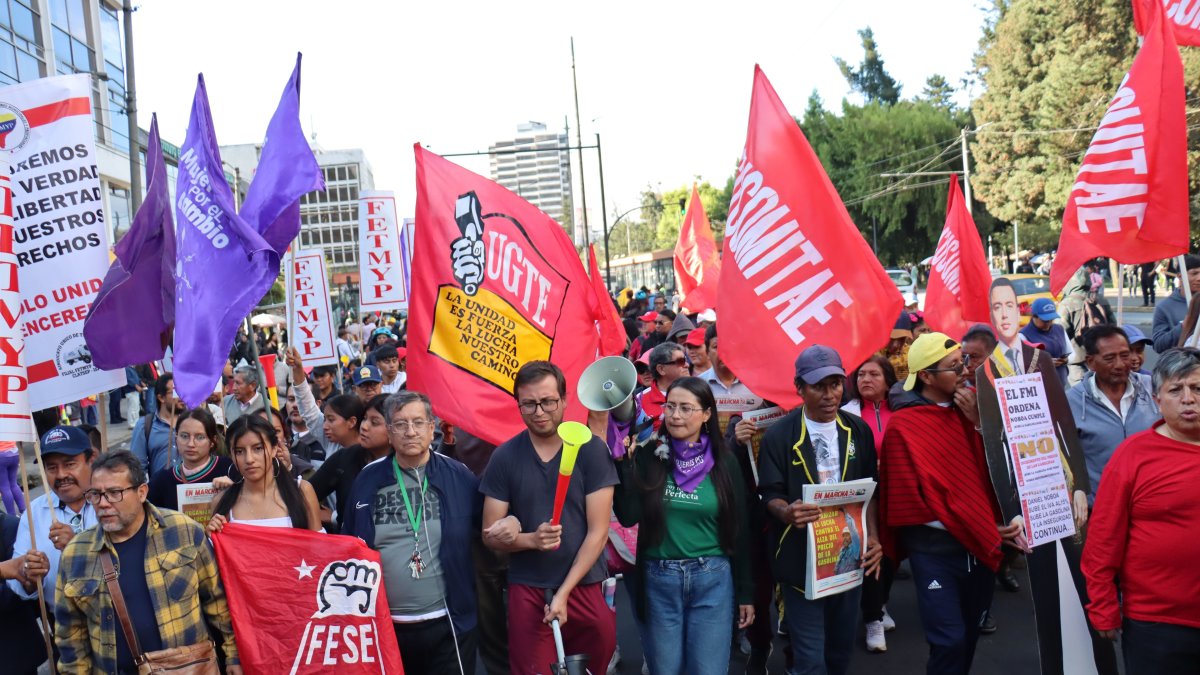 Colectivo. Miembros del Frente Unitario de Trabajadores (FUT).