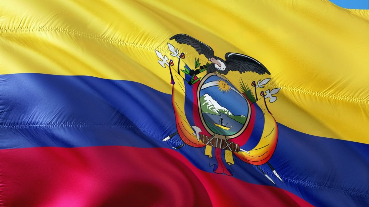 Bandera del Ecuador.