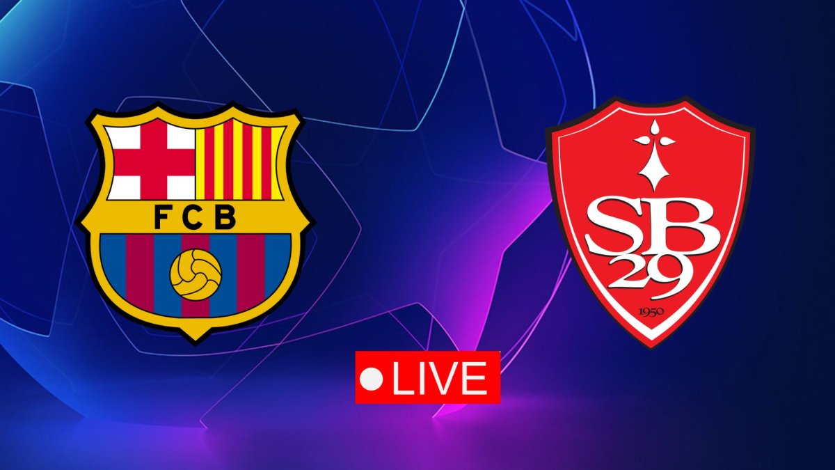 FC Barcelona vs. Brest en Champions League.