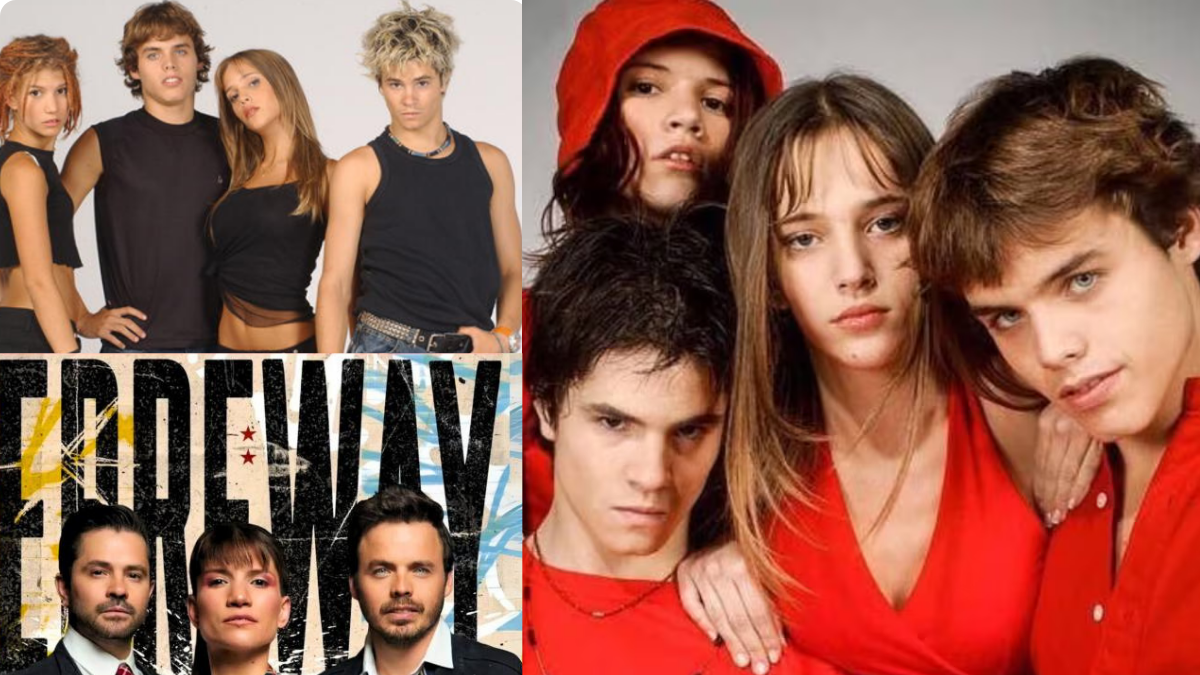 Varias facetas de la banda Erreway.
