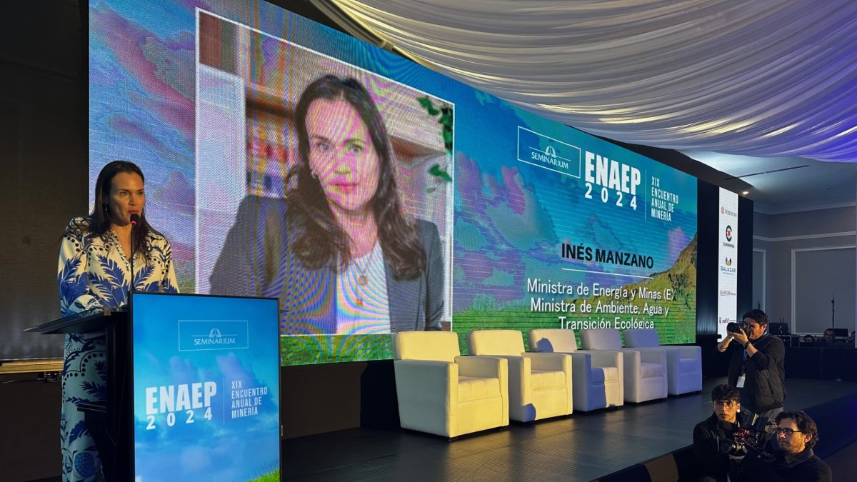 La ministra de Energía (encargada), anunció el fin de las negociaciones por el proyecto minero Cangregos, en El Oro.