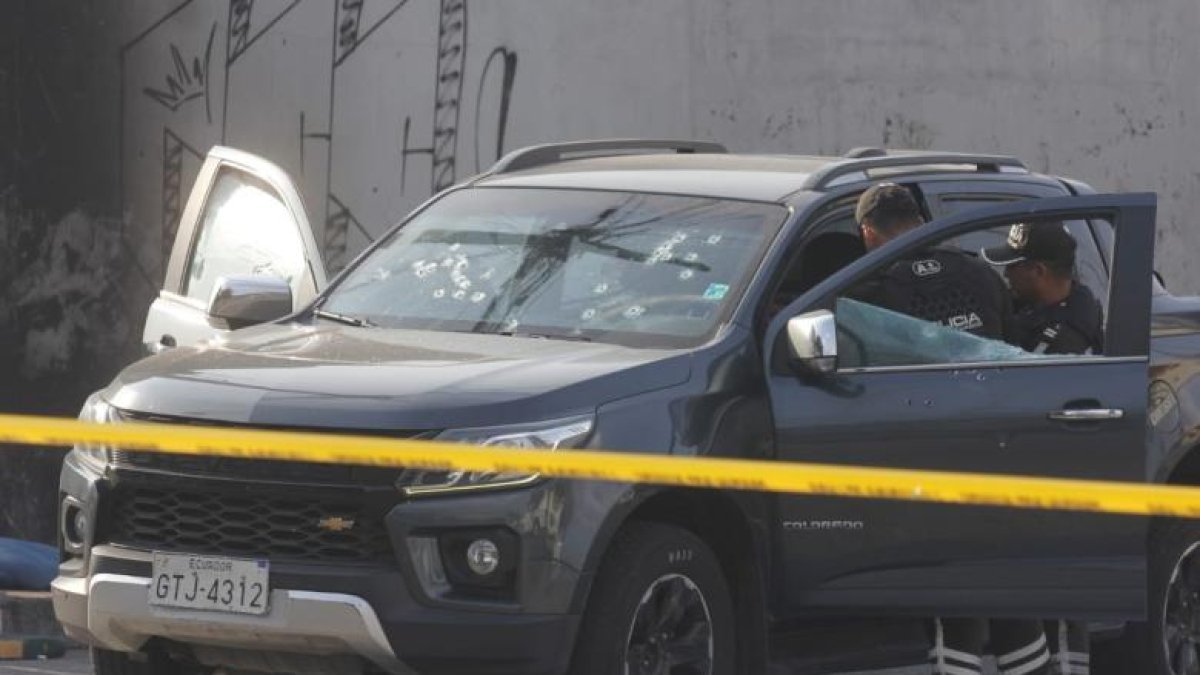 Fue encontrado en el Distrito Nueva Prosperina, en el sector conocido como La Entrada de la Ocho.