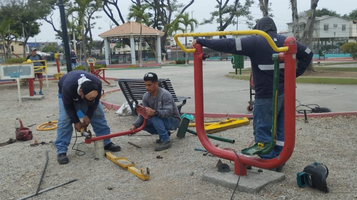 Las máquinas fueron reparadas por trabajadores del Cabildo