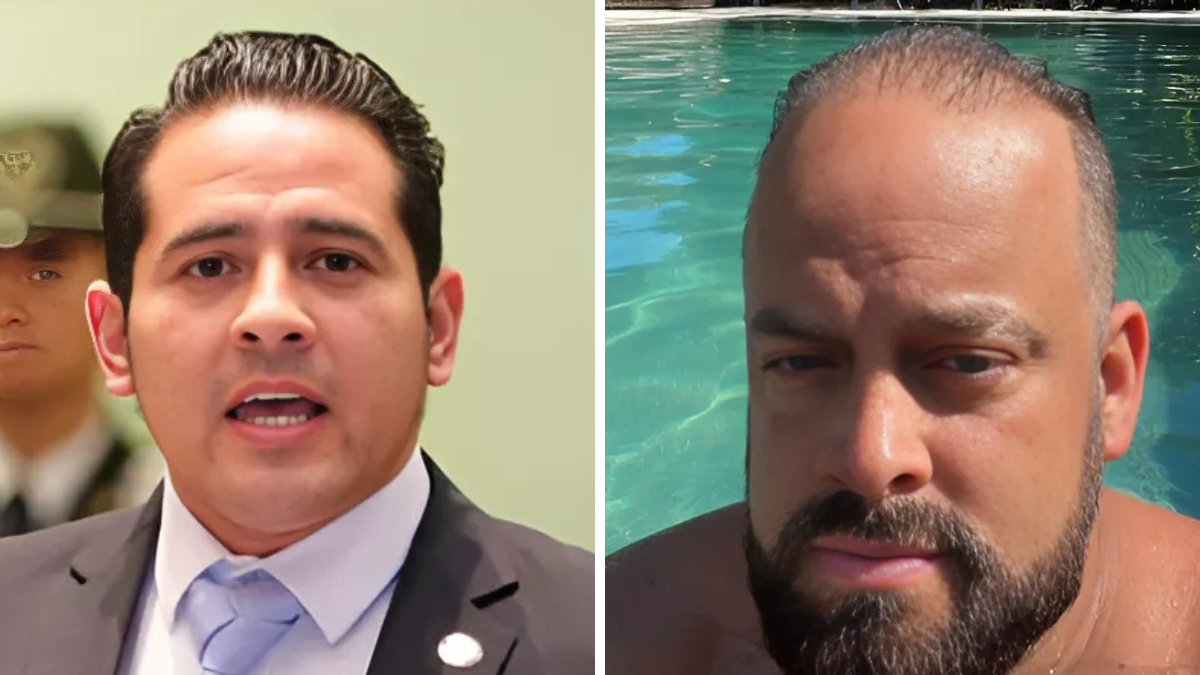 Ronny Aleaga y Xavier Jordán.