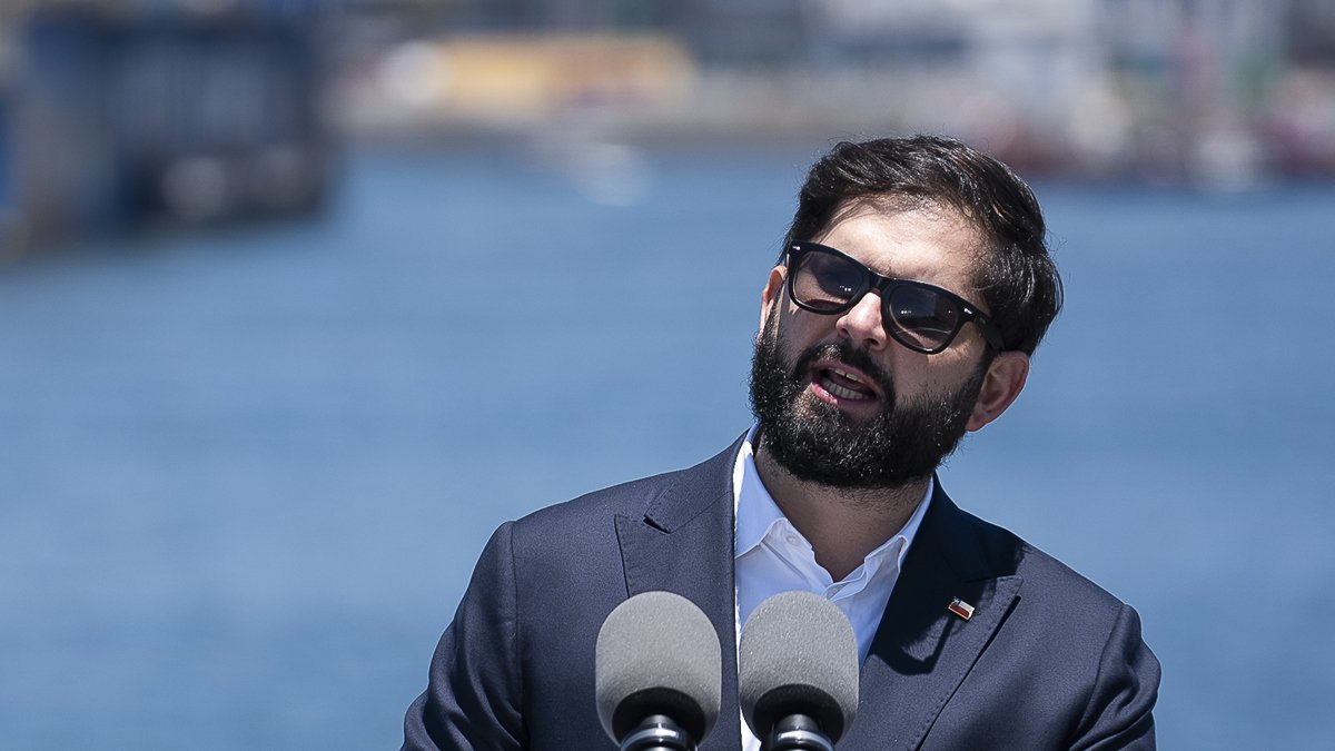 El presidente de Chile, Gabriel Boric, en una foto de archivo.
