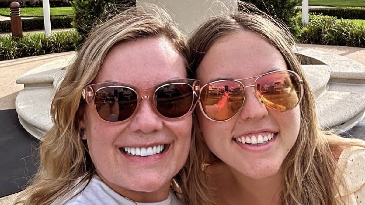 Úrsula Strenge con Camila.