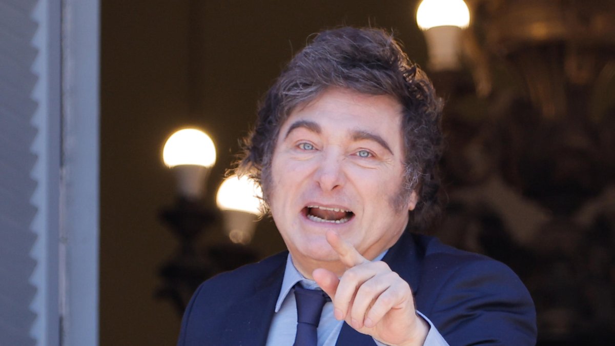 El presidente Javier Milei, en una de sus recientes apariciones pública.