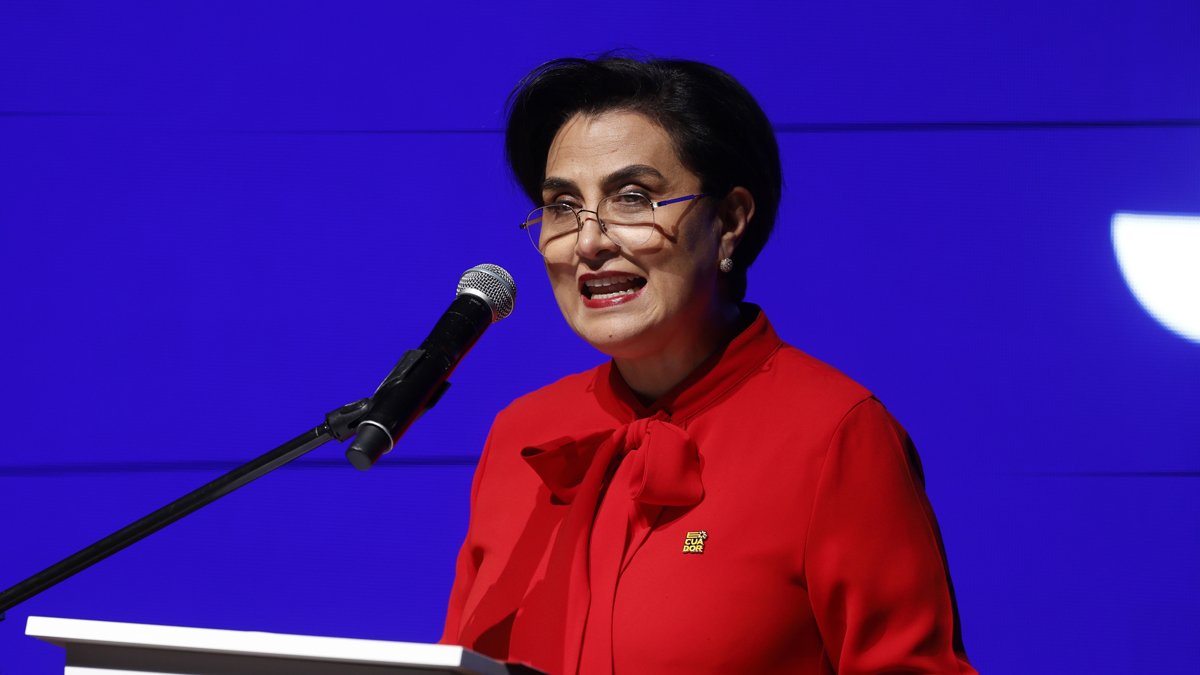 La ministra ecuatoriana de Relaciones Exteriores, Gabriela Sommerfeld.