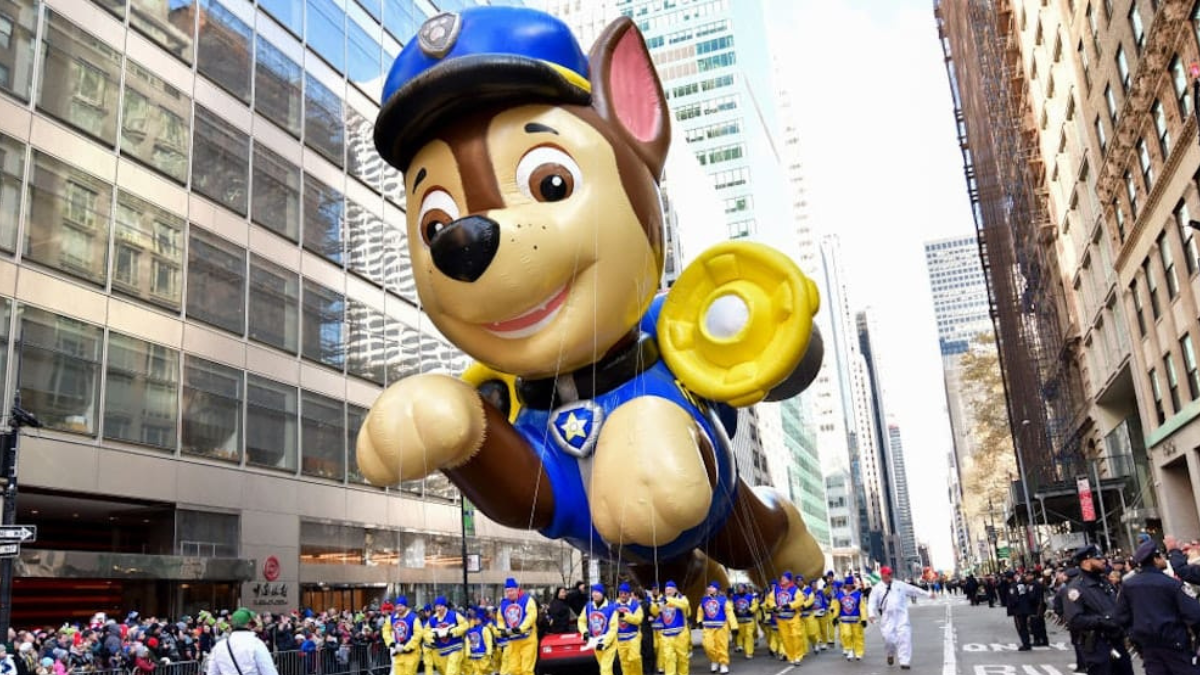 Un año más del desfile por acción de gracias en New York