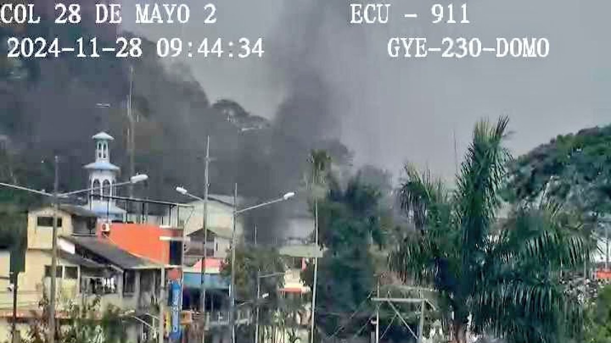 La emergencia fue atendida por Bomberos.