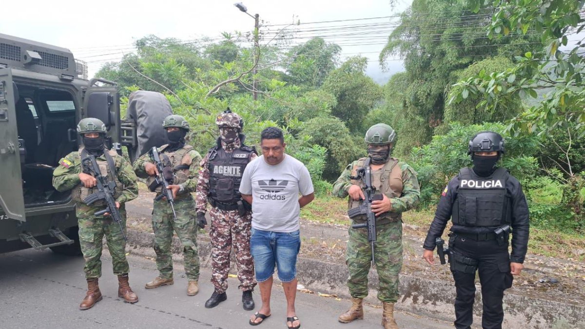 El traslado fue realizado hasta el cantón La Maná, para luego llevarlo hasta la cárcel de Cotopaxi.