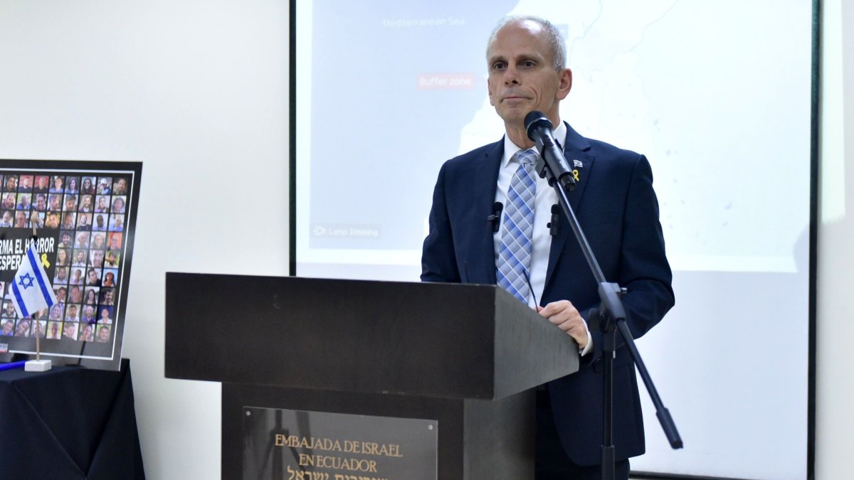 El embajador Tzach Sarid aseguró que Israel aceptará el diplomático que el Gobierno de Daniel Noboa defina, tras el retorno de Verónica Abad a Ecuador.
