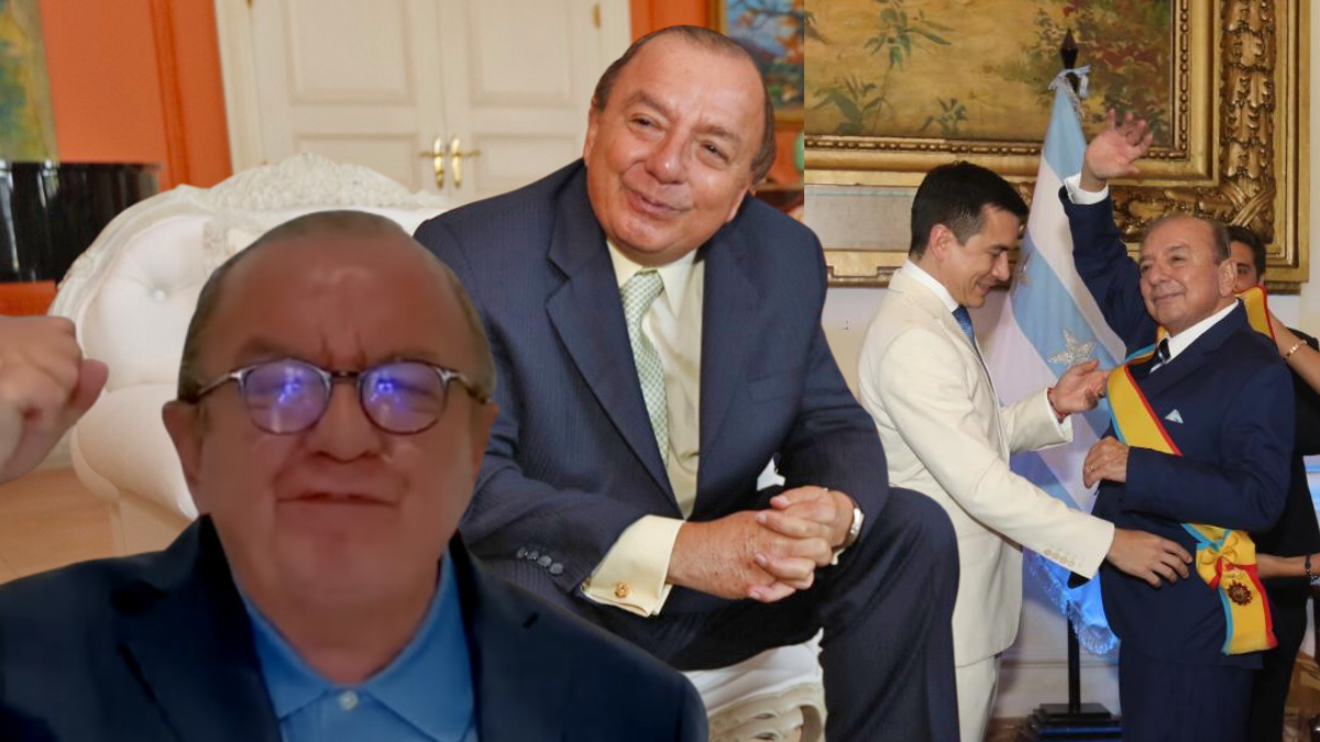 Álvaro Noboa permanece en la Clínica Kennedy.