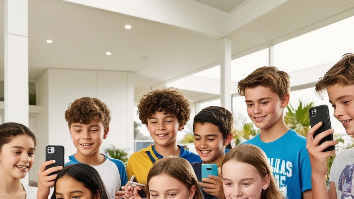 ILUSTRACIÓN. Desde muy chicos, los jóvenes ya tienen a la mano dispositivos electrónicos.