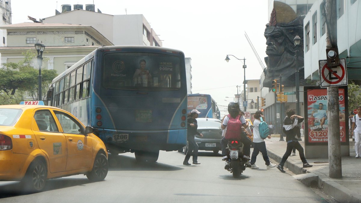 Buses. En las unidades urbanas y de la Metrovía es común que el esmog cubra las placas. El caso es repetitivo.