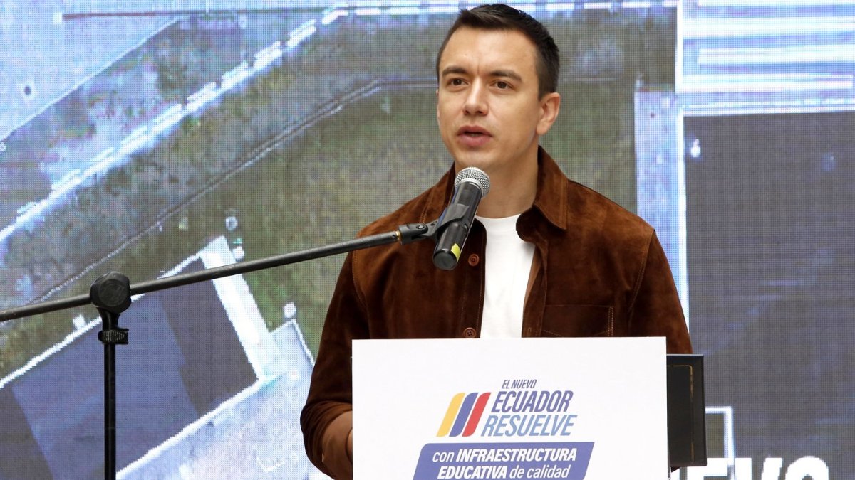 Daniel Noboa reenvió a la Asamblea el proyecto de Ley para la mejora recaudatoria a través del combate al lavado de activos.