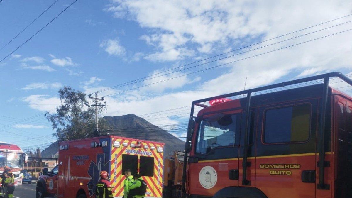 Los heridos fueron atendidas en el sitio del siniestro de tránsito.