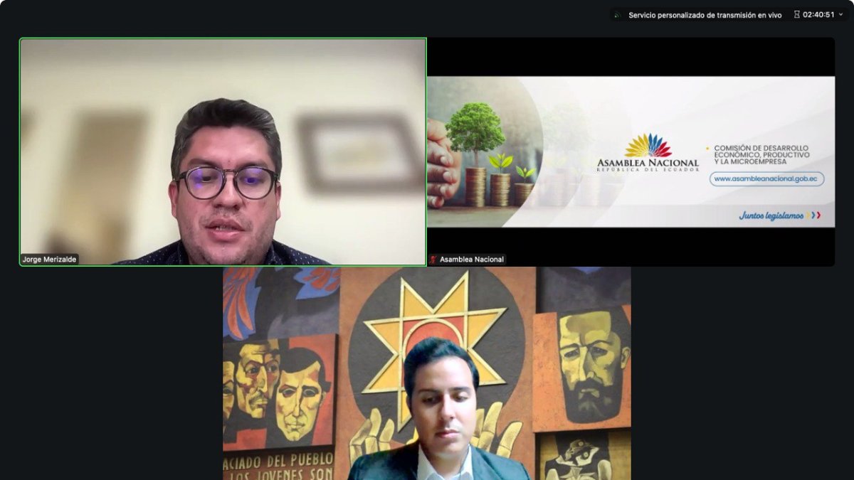 La sesión de la mesa de Desarrollo Económico se realizó de forma virtual.