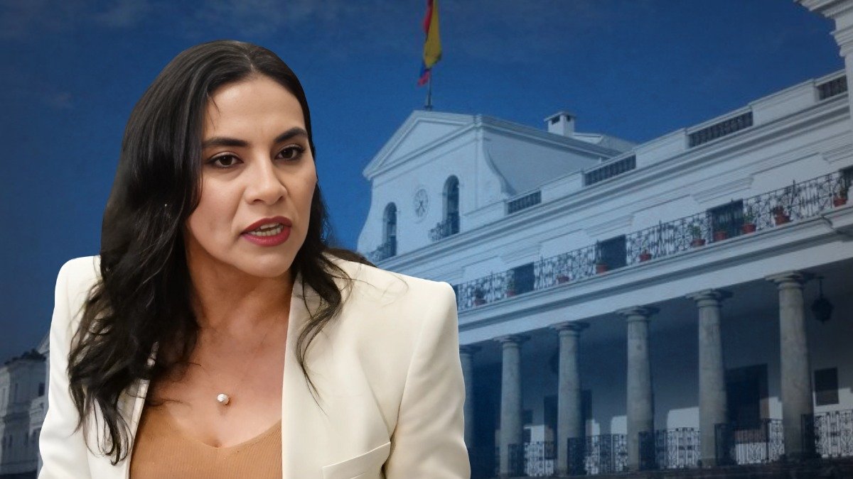 La vicepresidenta de la República, Verónica Abad.