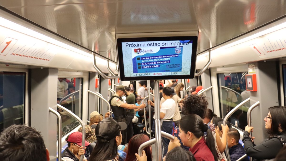 En promedio, el Metro hace 160.000 viajes diarios. En 12 meses de operación sumaron 53 millones.