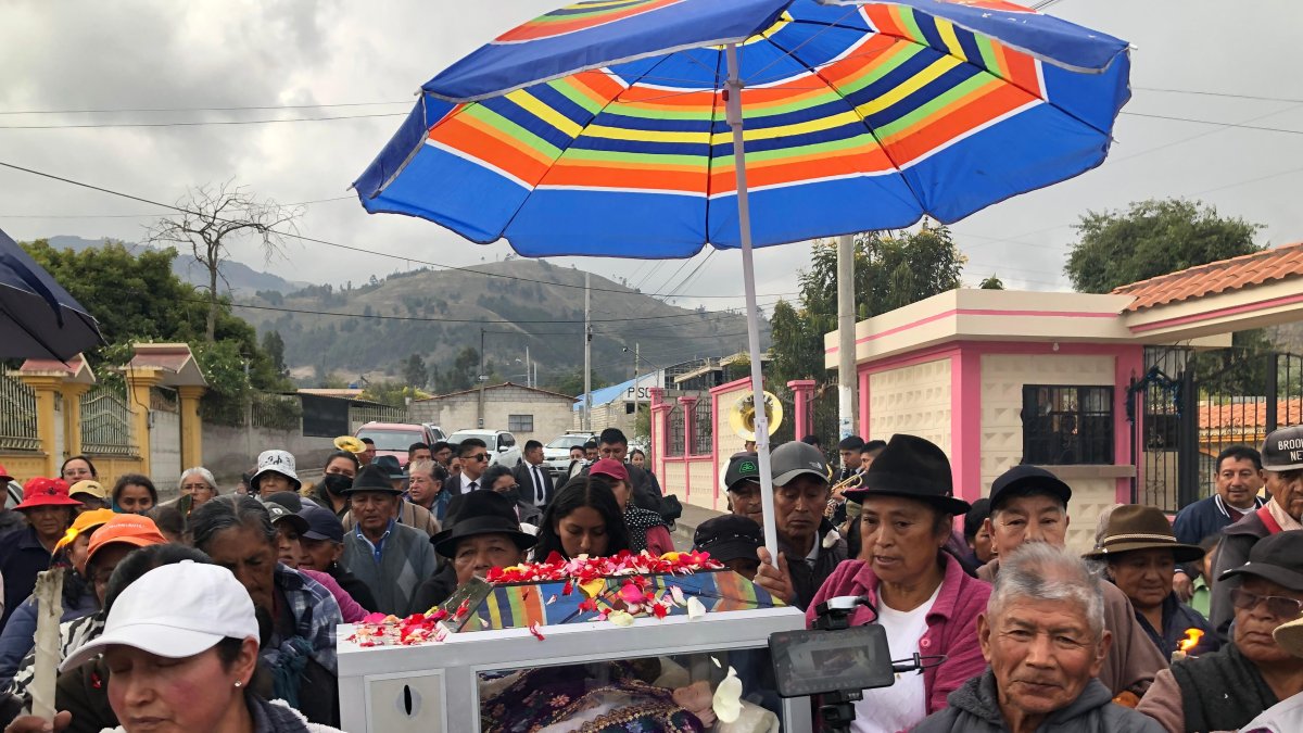 La imagen del niño del Isinche recorrió varios lugares, en las plegarias se pedía que lleguen las lluvias.