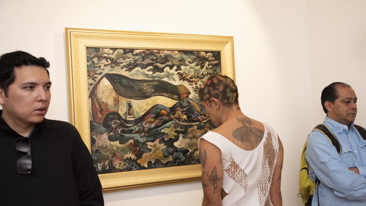 La muestra antológica del artista quiteño abrió sus puertas en el Museo Camilo Egas de la capital.