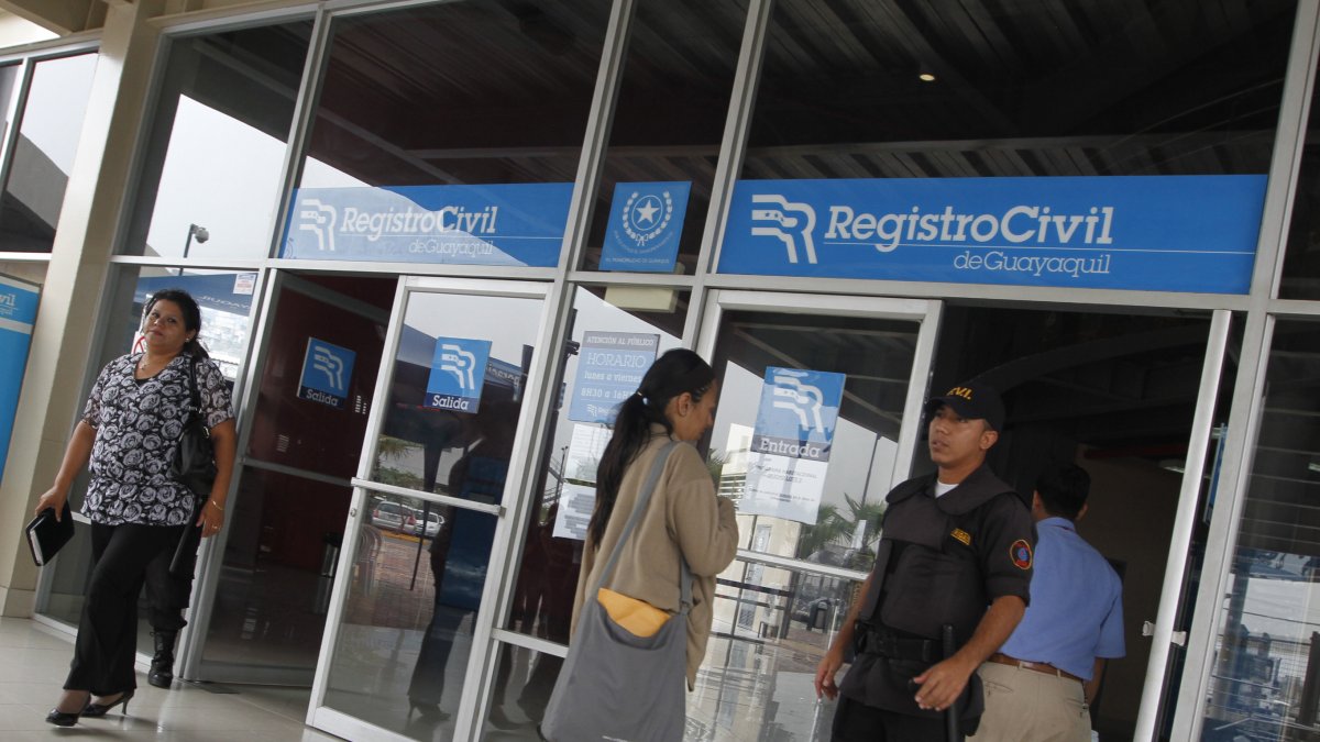 Fachada de una de las sedes del Registro Civil.