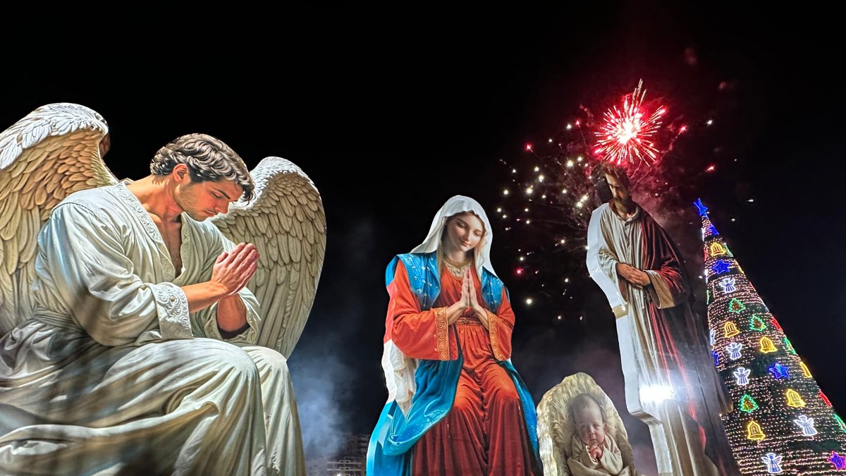 El pesebre es una de las principales atracciones esta Navidad.