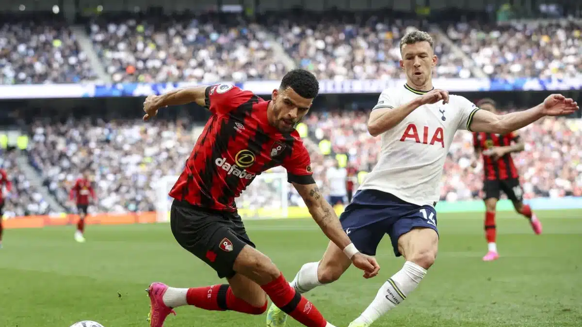 Premier league, partido entre Bournemouth y Tottenham 2023