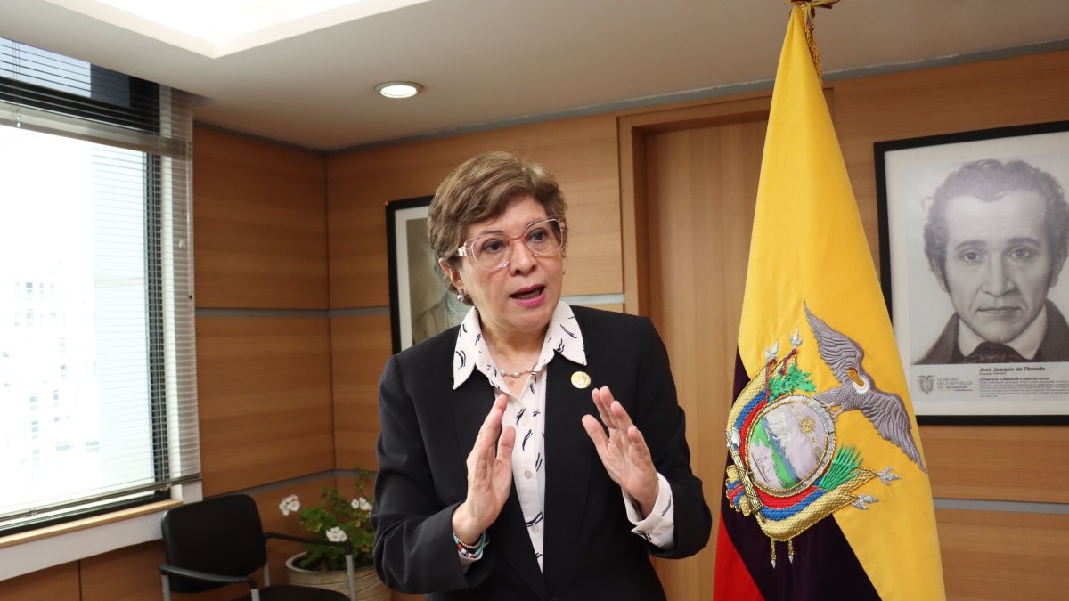Ivonne Nuñez, ministra de Trabajo.