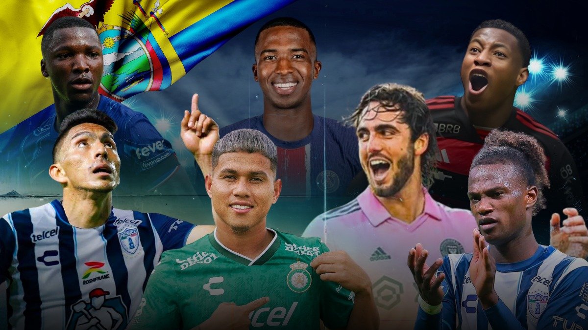 Los siete ecuatorianos que estarán en el Mundial de clubes 2025.