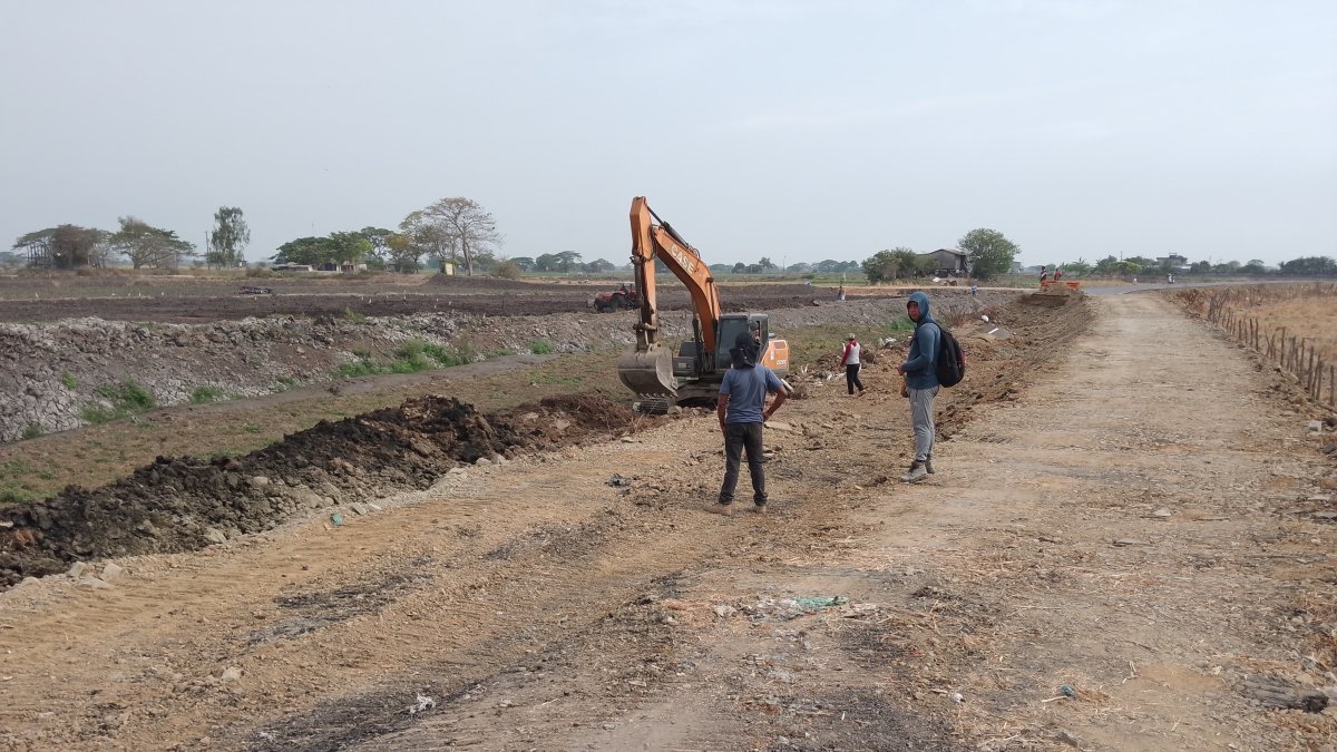 El daño se extiende por más de 150 metros.