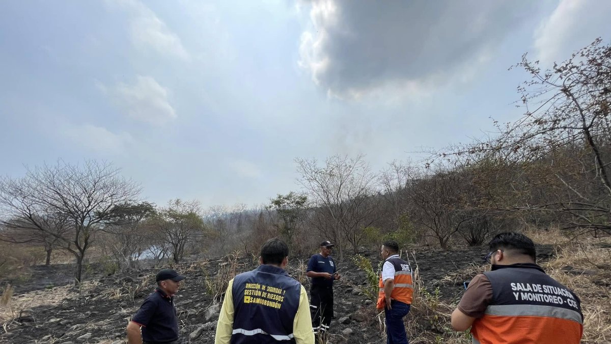 La Dirección de Riesgos de Samborondón evalúa la emergencia.