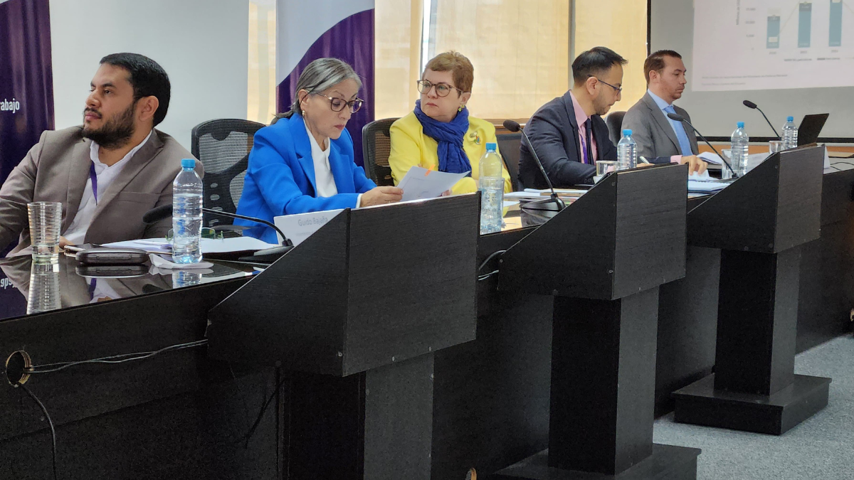 Ivonne Núñez en la audiencia que se suspendió el 5 de diciembre.