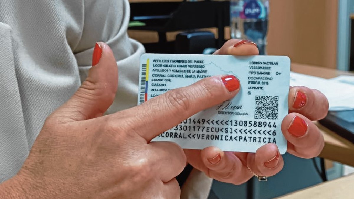 Información. En el anverso de la cédula se detallará el tipo de discapacidad, porcentaje y condición.