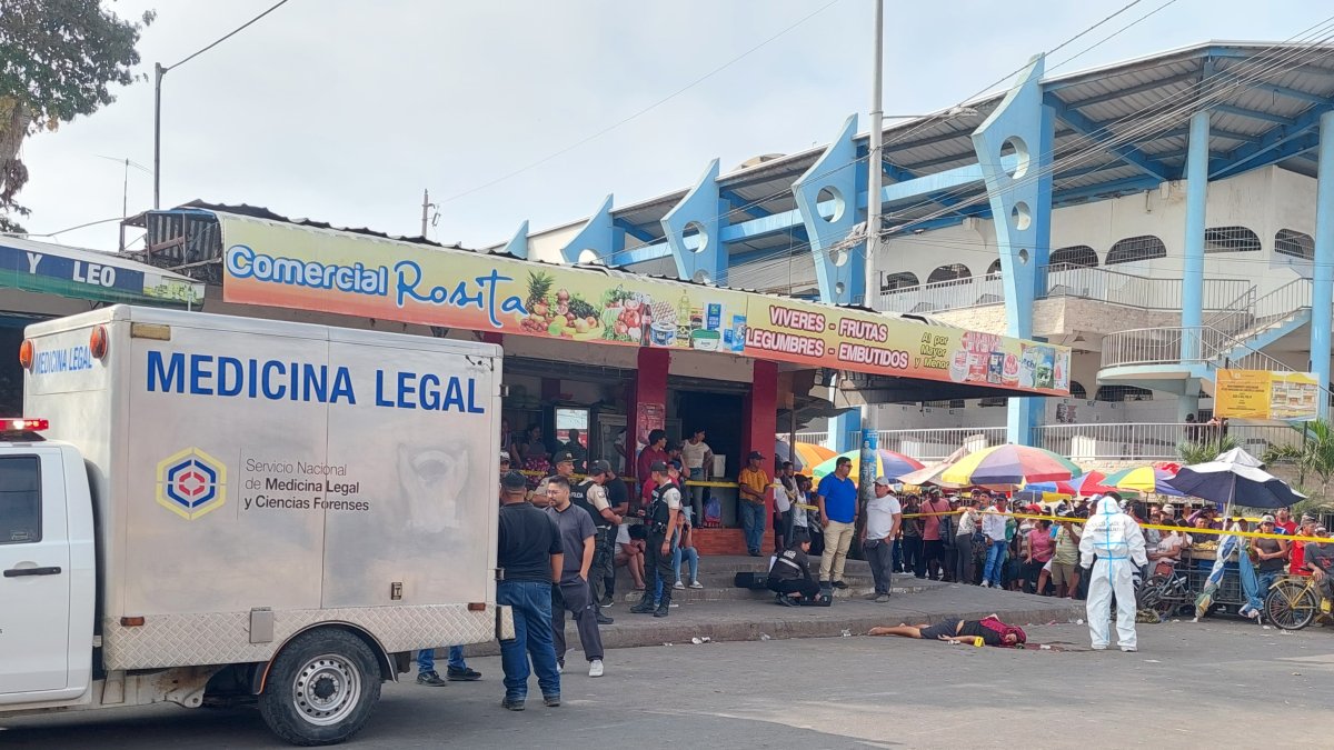 En el sector del mercado de La Libertad se produjo el doble crimen.