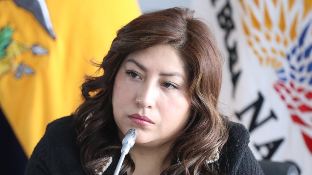 La asambleísta Inés Alarcón preside la Comisión de Soberanía y Seguridad.