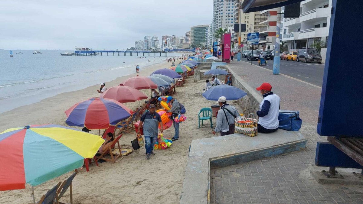 Playa. Salinas es uno de los destinos preferidos para disfrutar el feriado de Fin de Año.