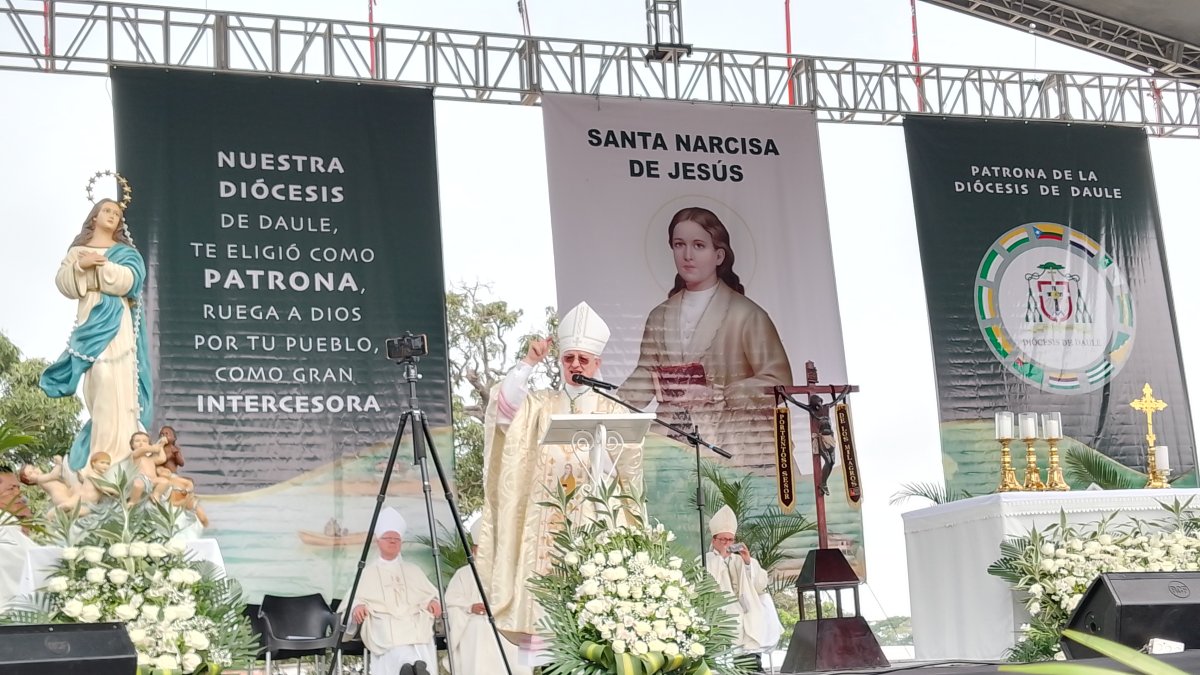 Narcisa de Jesús nació en Nobol, lugar donde se celebró este evento.