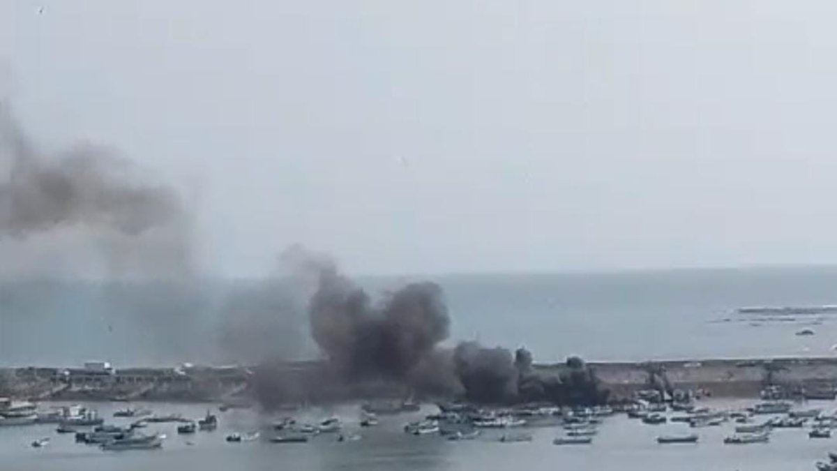 El incendio era visible desde una gran distancia.