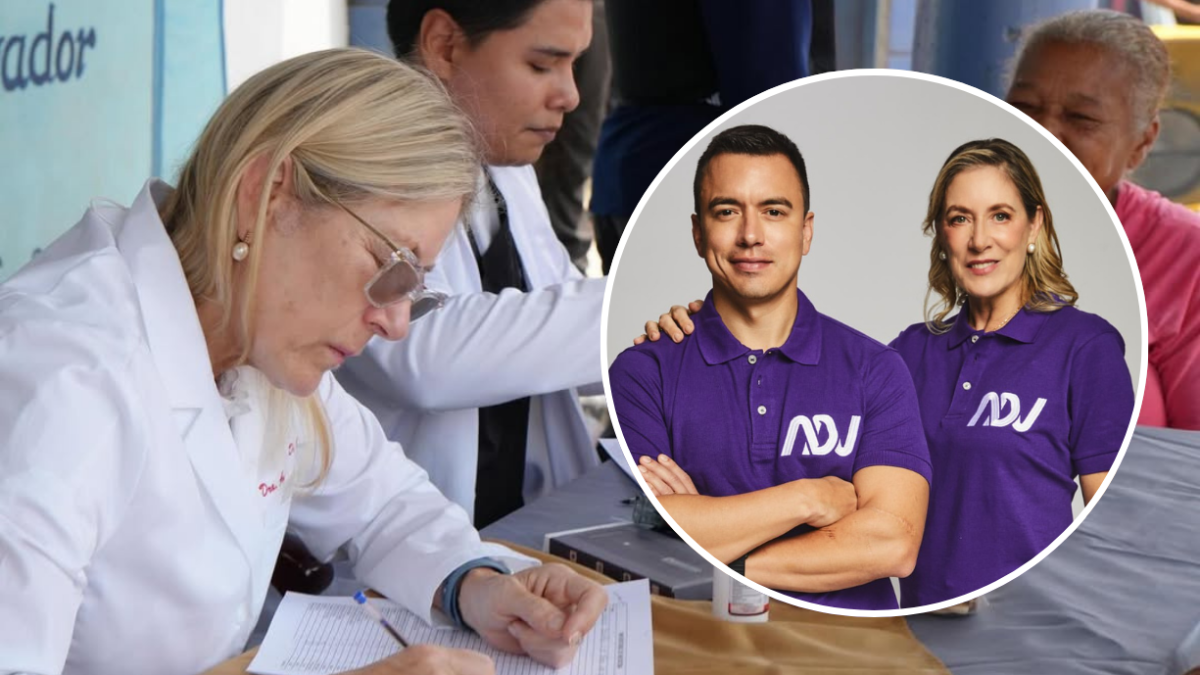 Annabella Azín es candidata a la Asamblea Nacional en el partido ADN, liderado por su hijo, Danil Noboa.