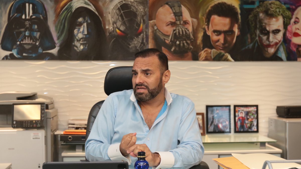 César Gustavo Soria, gerente de Alcolisti, durante su encuentro con EXPRESO.