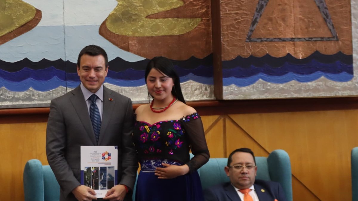 El presidente Daniel Noboa recibió el plan el 9 de diciembre del 2024.